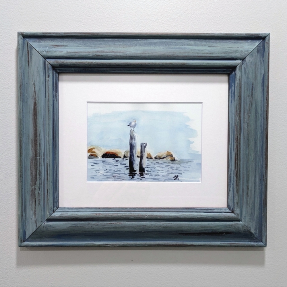 🎨 Framed & Matted Art Print